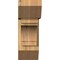 Ekena Millwork Merced Slat Rough Sawn Bracket w/ Offset Brace, Western Red Cedar, 8"W x 22"D x 22"H BKT0806X22X22MRC06RWR - alternate 4